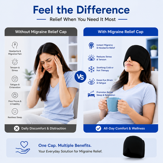 CalmRelief™ Migraine Relief cap