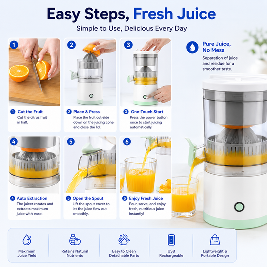 FreshFlow Pro™ Rechargeable Juice Maker
