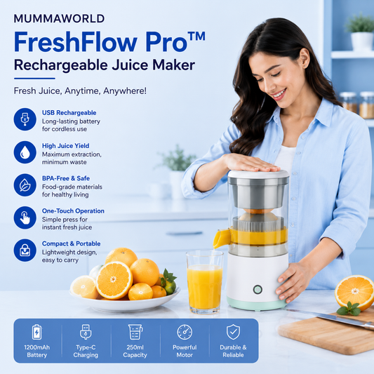 FreshFlow Pro™ Rechargeable Juice Maker